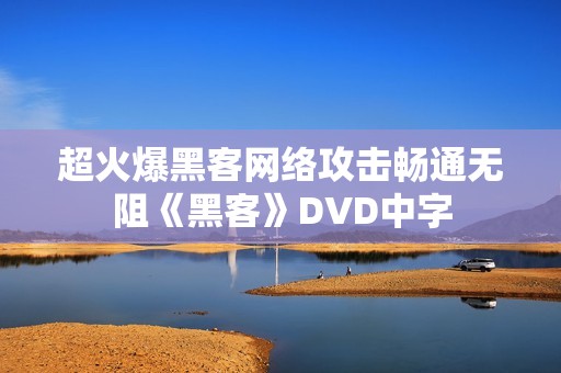 超火爆黑客网络攻击畅通无阻《黑客》DVD中字