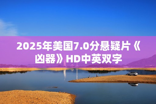2025年美国7.0分悬疑片《凶器》HD中英双字