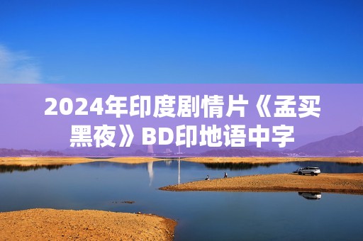 2024年印度剧情片《孟买黑夜》BD印地语中字