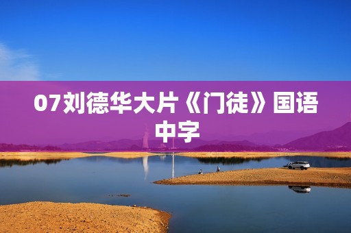 07刘德华大片《门徒》国语中字