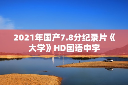 2021年国产7.8分纪录片《大学》HD国语中字