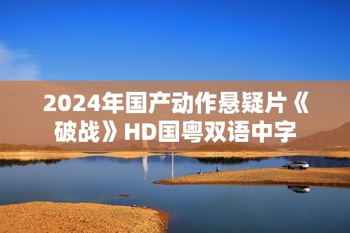 2024年国产动作悬疑片《破战》HD国粤双语中字