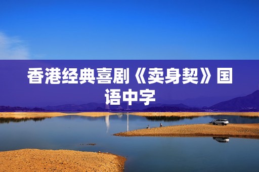 香港经典喜剧《卖身契》国语中字