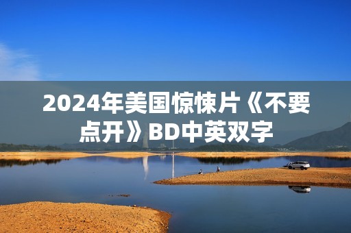 2024年美国惊悚片《不要点开》BD中英双字