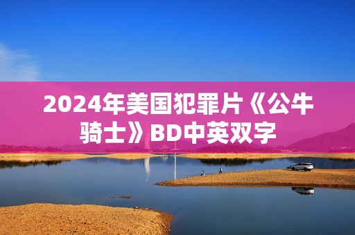 2024年美国犯罪片《公牛骑士》BD中英双字
