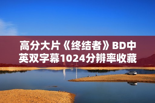 高分大片《终结者》BD中英双字幕1024分辨率收藏版