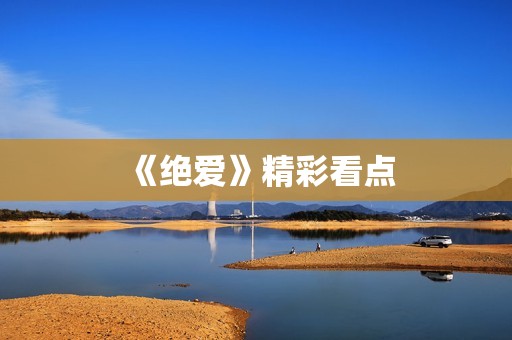 《绝爱》精彩看点