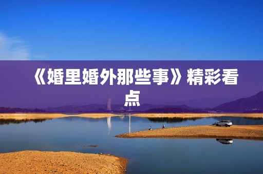 《婚里婚外那些事》精彩看点