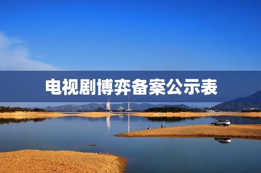 电视剧博弈备案公示表