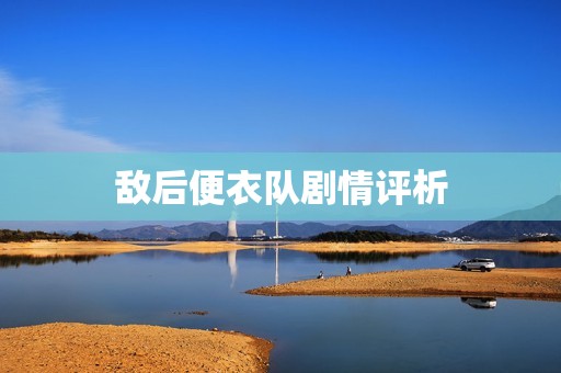 敌后便衣队剧情评析