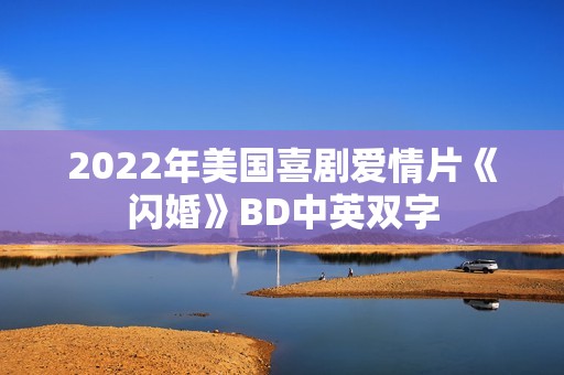 2022年美国喜剧爱情片《闪婚》BD中英双字