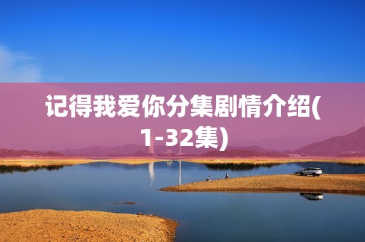 记得我爱你分集剧情介绍(1-32集)