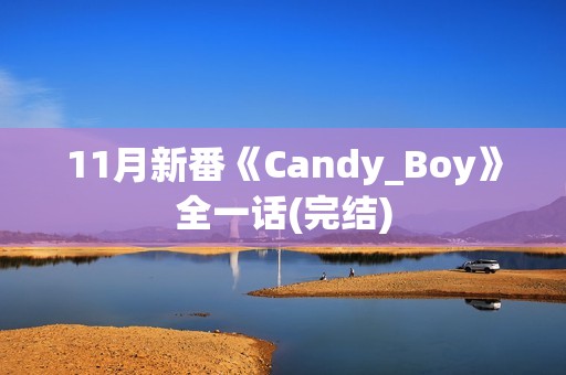 11月新番《Candy_Boy》全一话(完结)