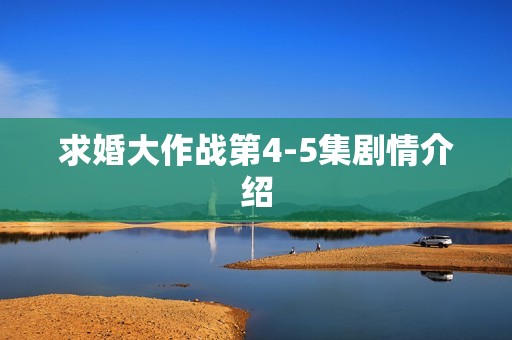 求婚大作战第4-5集剧情介绍