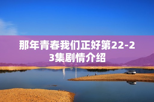 那年青春我们正好第22-23集剧情介绍