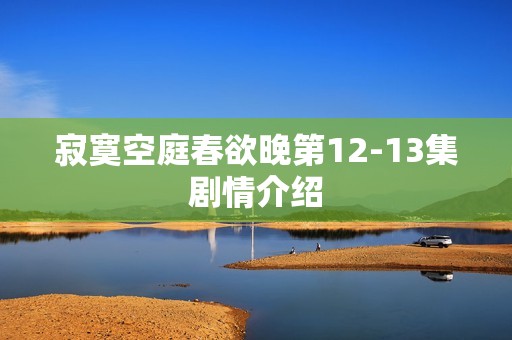 寂寞空庭春欲晚第12-13集剧情介绍