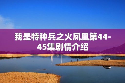 我是特种兵之火凤凰第44-45集剧情介绍
