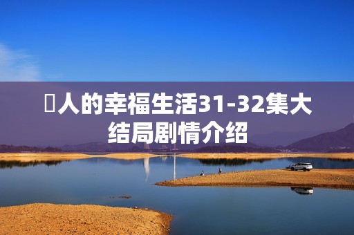 囧人的幸福生活31-32集大结局剧情介绍