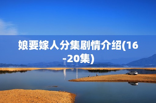 娘要嫁人分集剧情介绍(16-20集)