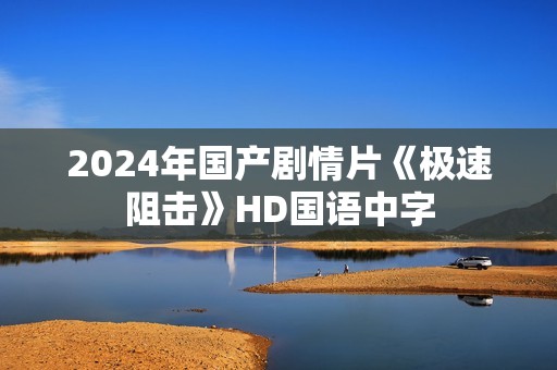 2024年国产剧情片《极速阻击》HD国语中字