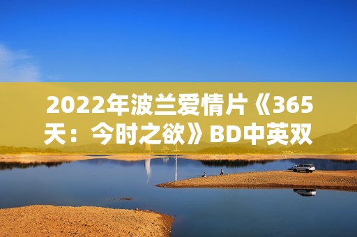 2022年波兰爱情片《365天:今时之欲》BD中英双字 2022年波兰爱情片《365天:今时之欲》BD中英双字