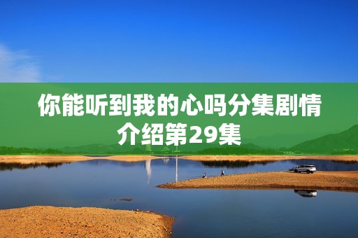 你能听到我的心吗分集剧情介绍第29集