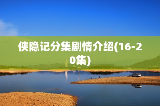 侠隐记分集剧情介绍(16-20集)