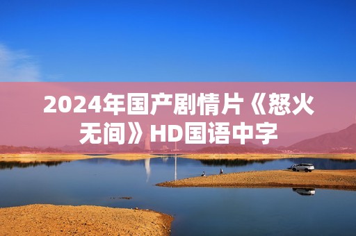 2024年国产剧情片《怒火无间》HD国语中字