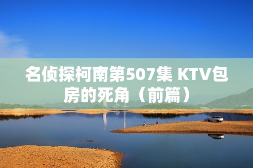 名侦探柯南第507集 KTV包房的死角（前篇）