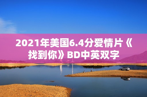 2021年美国6.4分爱情片《找到你》BD中英双字