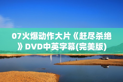07火爆动作大片《赶尽杀绝》DVD中英字幕(完美版)