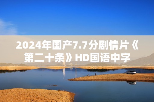 2024年国产7.7分剧情片《第二十条》HD国语中字