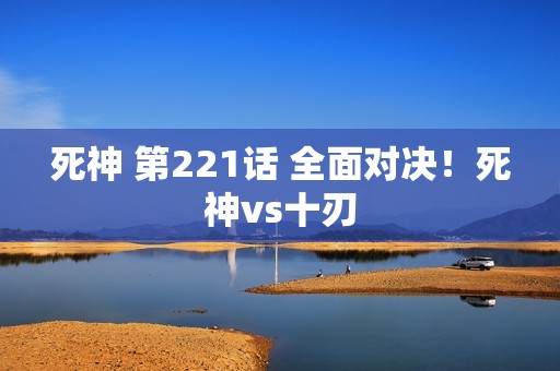 死神 第221话 全面对决！死神vs十刃