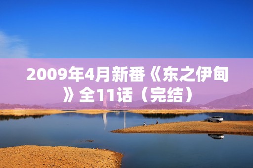 2009年4月新番《东之伊甸》全11话（完结）