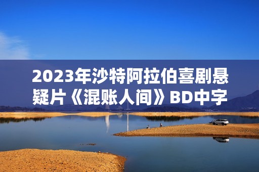 2023年沙特阿拉伯喜剧悬疑片《混账人间》BD中字