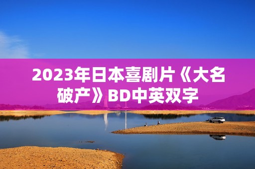 2023年日本喜剧片《大名破产》BD中英双字