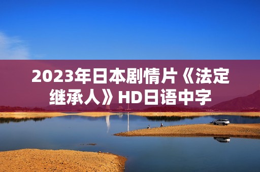 2023年日本剧情片《法定继承人》HD日语中字
