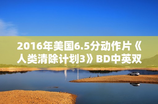 2016年美国6.5分动作片《人类清除计划3》BD中英双字