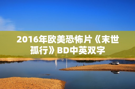 2016年欧美恐怖片《末世孤行》BD中英双字