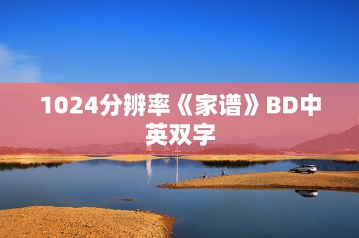 1024分辨率《家谱》BD中英双字