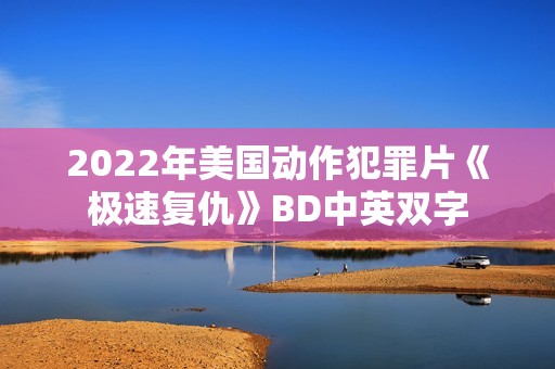 2022年美国动作犯罪片《极速复仇》BD中英双字