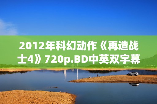 2012年科幻动作《再造战士4》720p.BD中英双字幕
