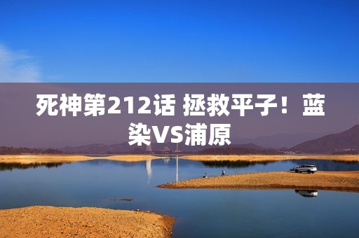 死神第212话 拯救平子！蓝染VS浦原