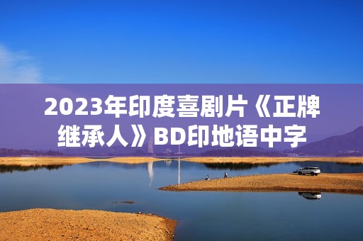 2023年印度喜剧片《正牌继承人》BD印地语中字
