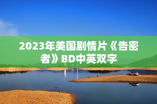 2023年美国剧情片《告密者》BD中英双字