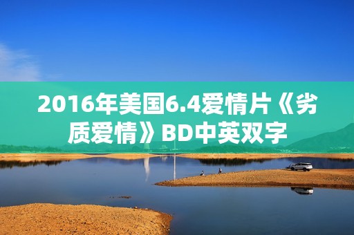 2016年美国6.4爱情片《劣质爱情》BD中英双字