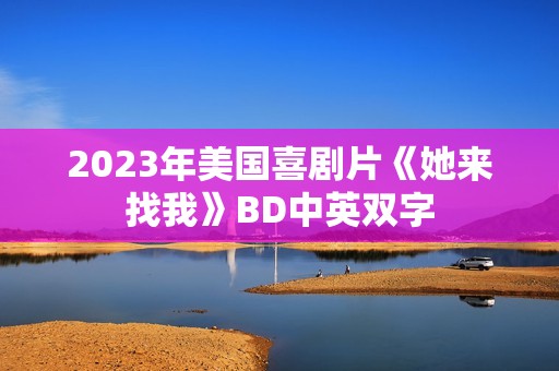 2023年美国喜剧片《她来找我》BD中英双字