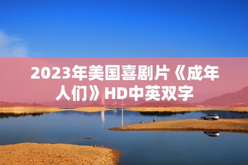 2023年美国喜剧片《成年人们》HD中英双字