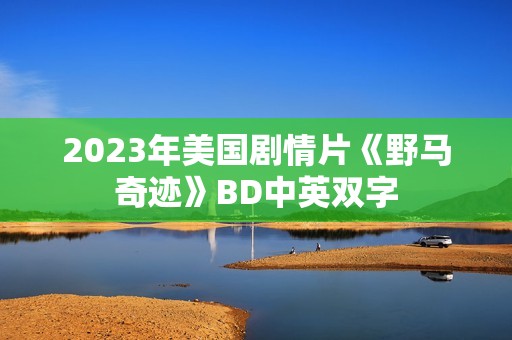 2023年美国剧情片《野马奇迹》BD中英双字