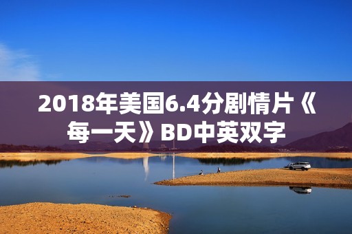 2018年美国6.4分剧情片《每一天》BD中英双字